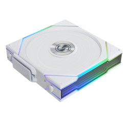 Lian Li 12TL1W1W Uni Fan TL Wireless Lüfter ARGB PWM - 120 mm weiß, Ventilador, 12 cm, Blanco