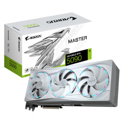 GIGABYTE GV-N5090AORUSM ICE-32GD AORUS GeForce RTX 5090 MASTER ICE 32G Tarjeta Gráfica - 32GB GDDR7, 512 bits, PCI-E 5.0,