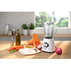 Moulinex LM430110 LM430, Batidora de vaso, 1,75 L, Picahielos, 800 W, Blanco 2