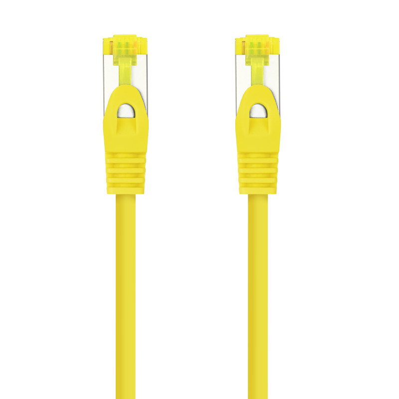 Nanocable 10.20.1900-L25-Y Cable Red Latiguillo RJ45 LSZH CAT.6A SFTP AWG26, Amarillo, 25 cm, 0,25 m, Cat6a, SF/UTP (S-FTP),