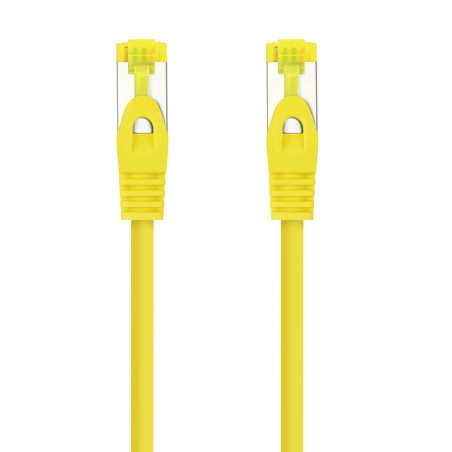 Nanocable 10.20.1900-L25-Y Cable Red Latiguillo RJ45 LSZH CAT.6A SFTP AWG26, Amarillo, 25 cm, 0,25 m, Cat6a, SF/UTP (S-FTP),