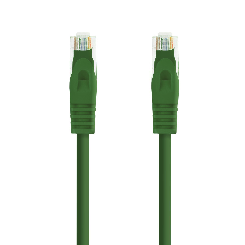 Nanocable 10.20.1800-L25-GR Cable Red Latiguillo RJ45 LSZH CAT.6A UTP AWG24, Verde, 25 cm, 0,25 m, Cat6a, U/UTP (UTP), RJ-45,