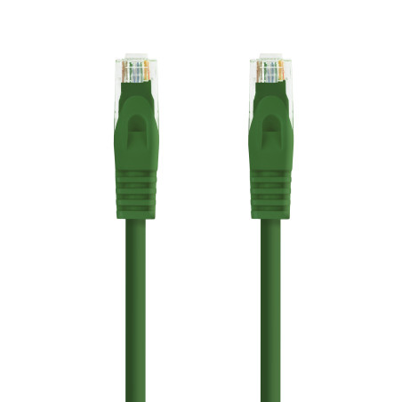 Nanocable 10.20.1800-L25-GR Cable Red Latiguillo RJ45 LSZH CAT.6A UTP AWG24, Verde, 25 cm, 0,25 m, Cat6a, U/UTP (UTP), RJ-45,