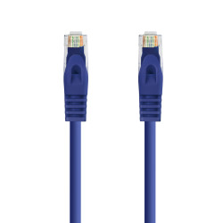 Nanocable 10.20.1800-L25-BL Cable Red Latiguillo RJ45 LSZH CAT.6A UTP AWG24, Azul, 25 cm, 0,25 m, Cat6a, U/UTP (UTP), RJ-45, 2
