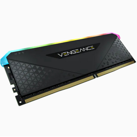 Corsair CMG16GX4M1E3200C16 Vengeance RGB CMG16GX4M1E3200C16, 16 GB, 1 x 16 GB, DDR4, 3200 MHz, 288-pin DIMM, Negro