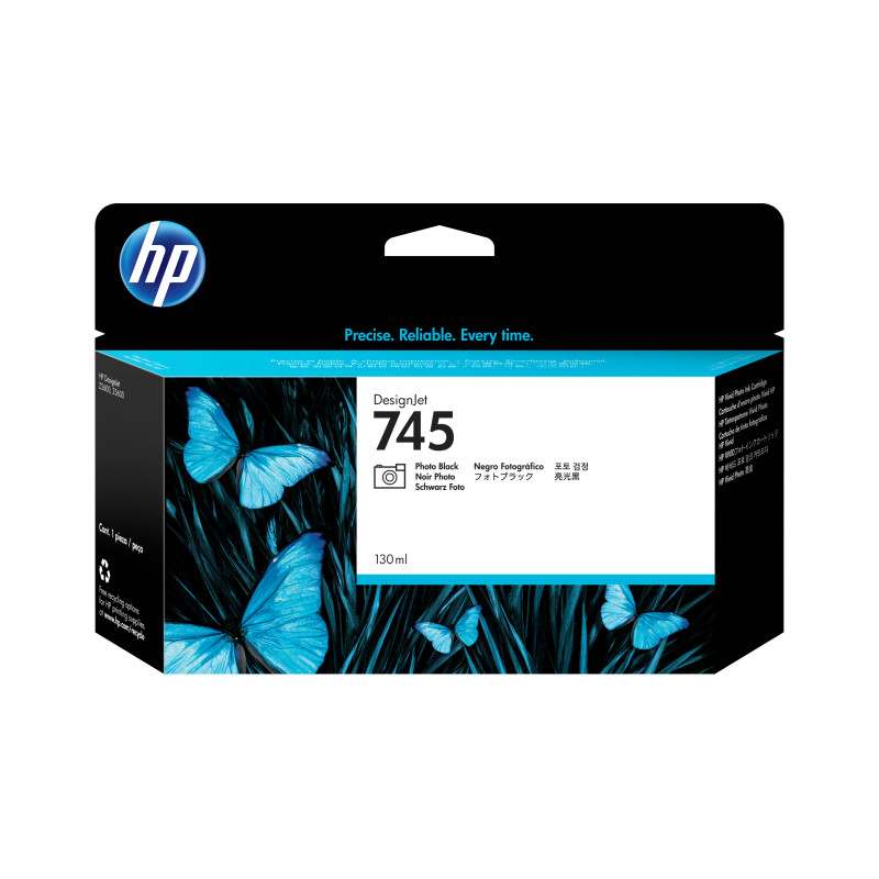 HP F9J98A Cartucho de tinta DesignJet 745 negro fotográfico de 130 ml, Impresora HP DesignJet Z2600 PostScript, impresora HP