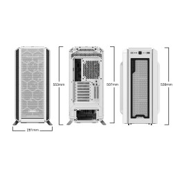 be quiet! BGW40 Silent Base 802 Window White, Midi Tower, PC, Blanco, ATX, EATX, micro ATX, Mini-ITX, Acrilonitrilo butadieno 2