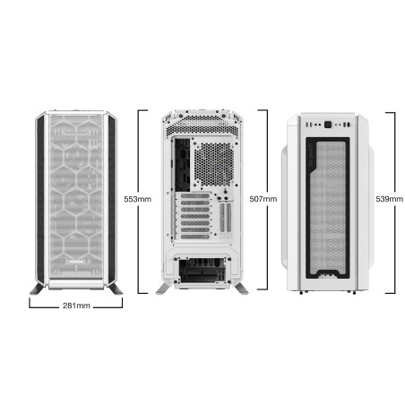 be quiet! BGW40 Silent Base 802 Window White, Midi Tower, PC, Blanco, ATX, EATX, micro ATX, Mini-ITX, Acrilonitrilo butadieno