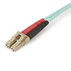 StarTech.com 450FBLCLC5 Cable de 5m de Fibra Óptica Multimodo LC/UPC a LC/UPC OM4 - 50/125µm - Fibra LOMMF/VCSEL - Redes de 2