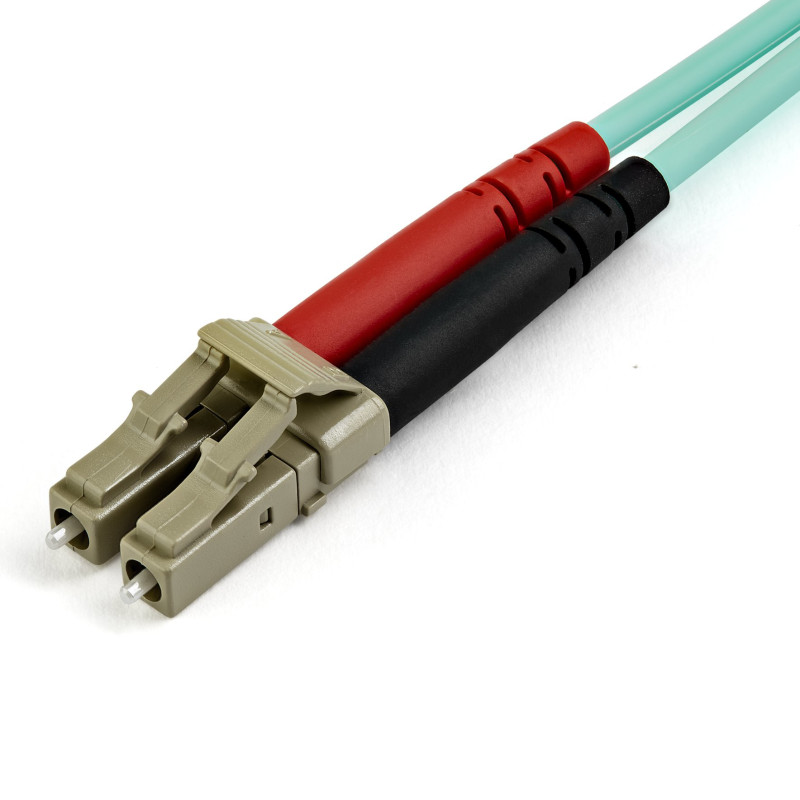 StarTech.com 450FBLCLC10 Cable de 10m de Fibra Óptica Multimodo LC/UPC a LC/UPC OM4 - 50/125µm - Fibra LOMMF/VCSEL - Redes de