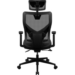 ThunderX3 YAMA1BK YAMA1, Silla para videojuegos universal, 150 kg, Respaldo de malla, Universal, 125 kg, Negro 2