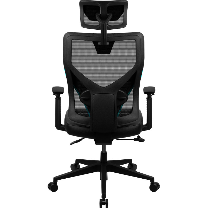 ThunderX3 YAMA1BC YAMA1, Silla para videojuegos universal, 150 kg, Respaldo de malla, Universal, 125 kg, Negro