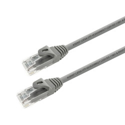 AISENS A145-0324 A145-0324, 0,25 m, Cat6a, U/UTP (UTP), RJ-45, RJ-45, Gris