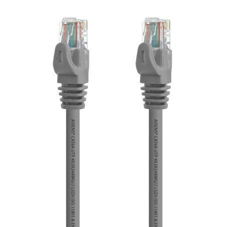 AISENS A145-0324 A145-0324, 0,25 m, Cat6a, U/UTP (UTP), RJ-45, RJ-45, Gris