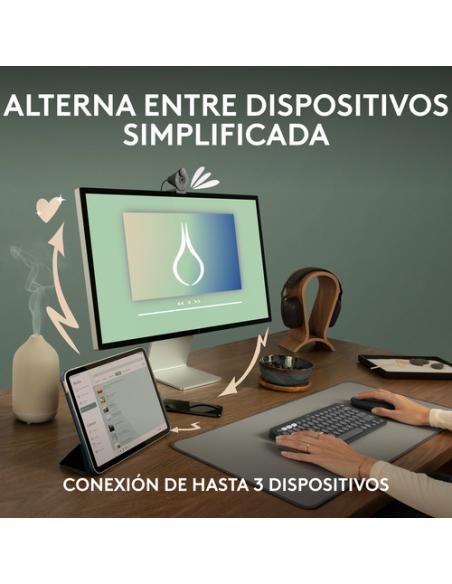 Logitech 910-007013 ratón Viajes Ambidextro RF Wireless + Bluetooth Óptico 4000 DPI