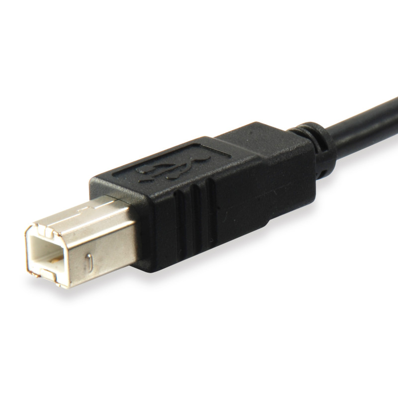 Equip 12888207 Cable USB 2.0 C a B, M/M, 1,0m, 1 m, USB B, USB C, USB 2.0, Macho/Macho, Negro