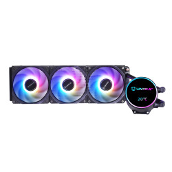 UNYKAch UK363101 AQUASTORM NEO 360, Kit de refrigeración líquida, 12 cm, 900 RPM, 1800 RPM, Negro 2