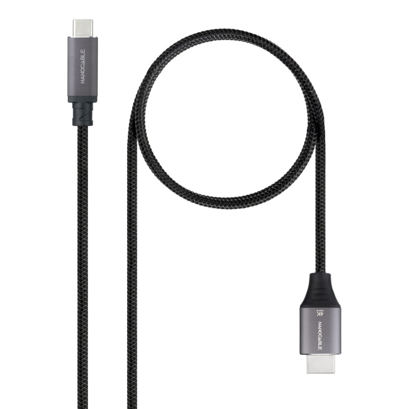 Nanocable 10.15.5262 10.15.5262, 1,8 m, USB Tipo C, HDMI, Macho, Macho, Derecho