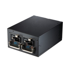FSP PPA5008601 Twins PRO 500W Unidad de fuente de alimentación PS2 ATX Redundant ATX Negro, 500 W, 100 - 240 V, 50 - 60 Hz,