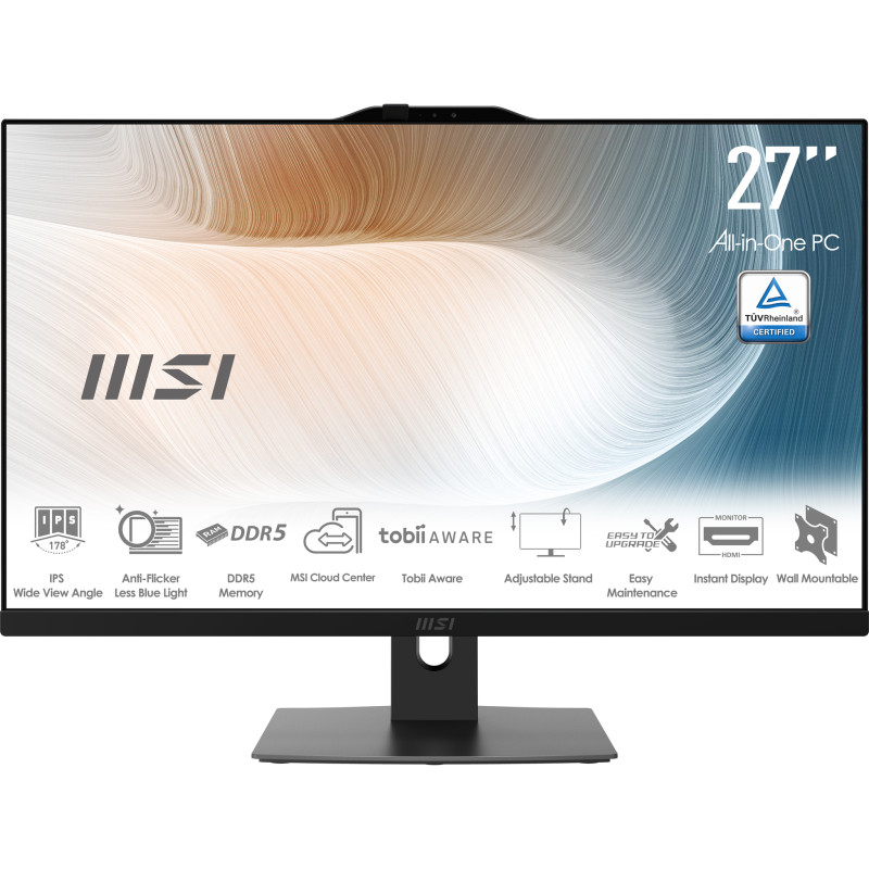 MSI MODERN AM272P 1M-1096ES MODERN AM272P 1M-1096ES, 68,6 cm (27"), Full HD, Intel Core 7, 16 GB, 500 GB, Windows 11 Home