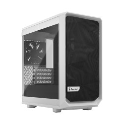 Fractal Design FD-C-MES2M-02 Meshify 2 Mini, Torre, PC, Blanco, DTX, micro ATX, Mini-DTX, Mini-ITX, Acero, Vidrio templado,