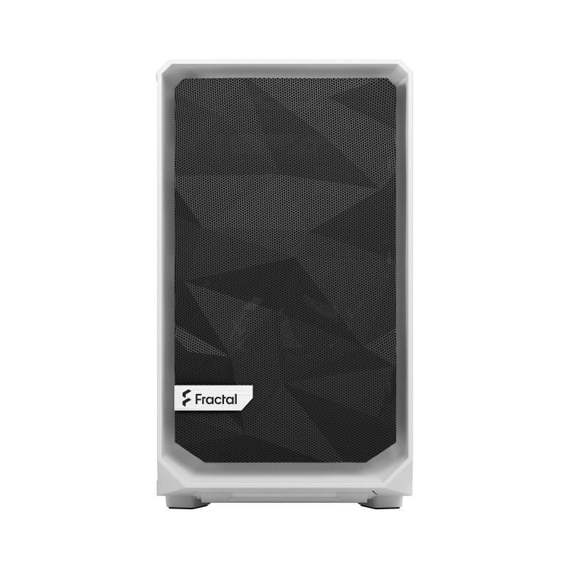 Fractal Design FD-C-MES2N-02 Meshify 2 Nano, PC, Blanco, Mini-DTX, Mini-ITX, Acero, Vidrio templado, 16,7 cm, 33,1 cm