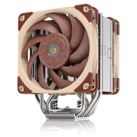 Noctua NH-U12A NH-U12A, Enfriador, 12 cm, 450 RPM, 2000 RPM, 102,1 m³/h, Beige, Marrón, Plata