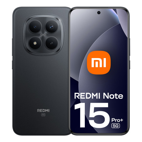 Xiaomi MZB0LW2EU Redmi Note 15 Pro+ 5G, 17,4 cm (6.83"), 2772 x 1280 Pixeles, 12 GB, 512 GB, 200 MP, Negro
