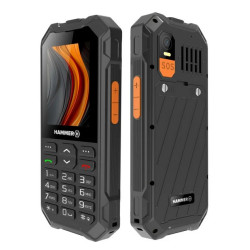 HAMMER TEL000928 6 LTE, Barra, SIM doble, 6,1 cm (2.4"), 2 MP, 2500 mAh, Negro, Naranja 2