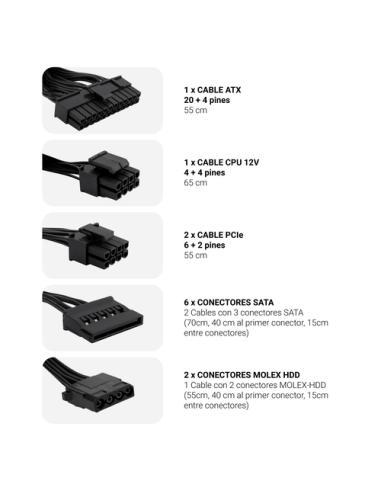 CoolBox FUENTE DE ALIMENTACION ATX POWERLINE III 750W 85%EFI