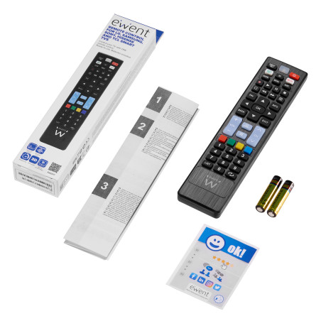 Ewent EW1577 EW1577, TV, Botones, Negro