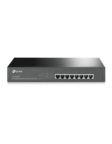 TP-Link TL-SG1008MP No administrado Gigabit Ethernet (10/100/1000) Energía sobre Ethernet (PoE) 1U Negro