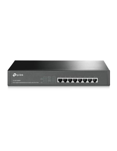 TP-Link TL-SG1008MP No administrado Gigabit Ethernet (10/100/1000) Energía sobre Ethernet (PoE) 1U Negro
