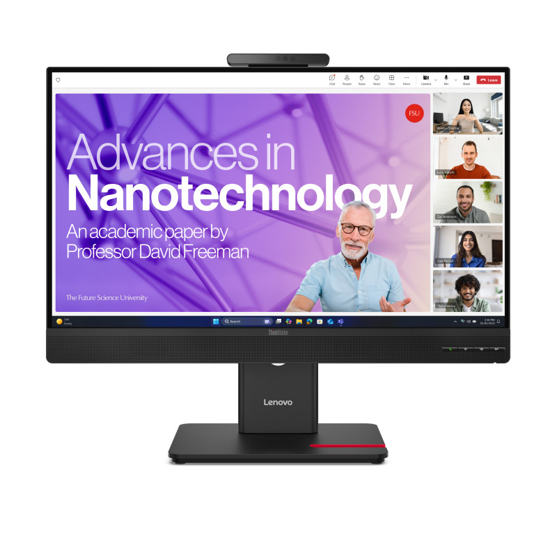 Lenovo 64B8UAT1EU ThinkVision T27QD-4v Monitor, 68,6 cm (27"), 2560 x 1440 Pixeles, Quad HD, LCD, 6 ms, Negro