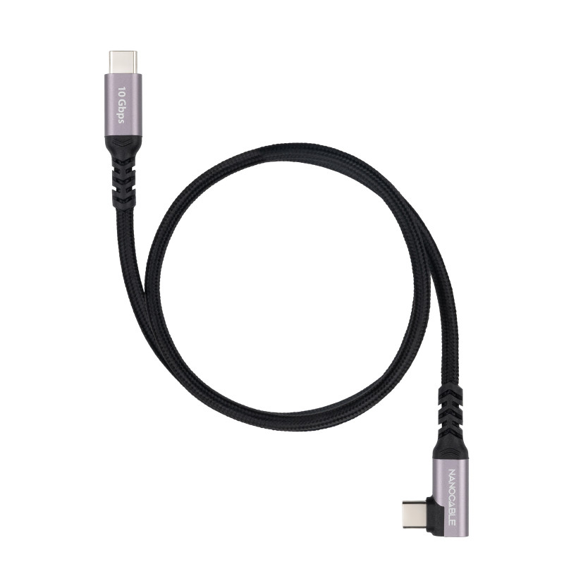 Nanocable 10.01.4702 10.01.4702, 2 m, USB C, USB C, USB 3.2 Gen 2 (3.1 Gen 2), 10 Gbit/s, Negro