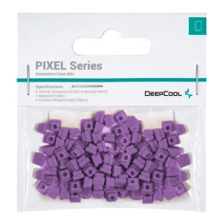 DeepCool R-PIXEL-TV100-G-1 PIXEL, Universal, Otro, Caucho, Púrpura, 9,8 g, 100 pieza(s)