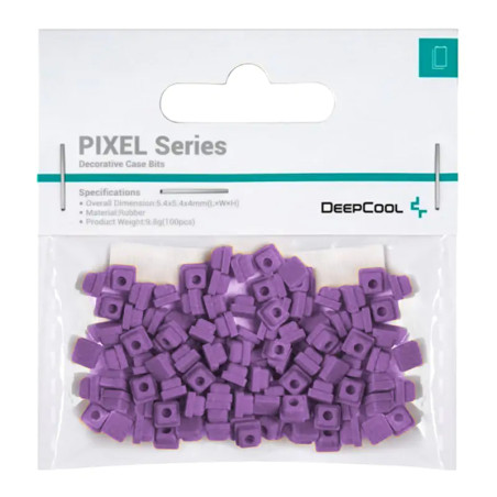 DeepCool R-PIXEL-TV100-G-1 PIXEL, Universal, Otro, Caucho, Púrpura, 9,8 g, 100 pieza(s)