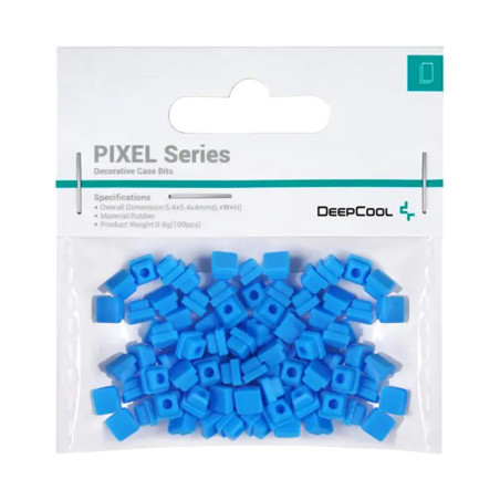 DeepCool R-PIXEL-BU100-G-1 PIXEL, Universal, Otro, Caucho, Azul, 9,8 g, 100 pieza(s)