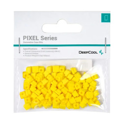 DeepCool R-PIXEL-YE100-G-1 PIXEL, Universal, Otro, Caucho, Amarillo, 9,8 g, 100 pieza(s)