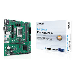 ASUS 90MB1KHP-M0EAYC PRO H810M-C-CSM, Intel, LGA 1851 (Socket V1), Intel Core Ultra (Series 2), LGA 1851, DDR5-SDRAM, 128 GB
