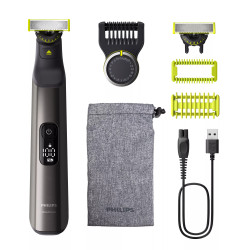 Philips QP6552/15 OneBlade Pro 360 QP6552/15 Face + Body, Pantalla incorporada, Lavable, No necesita mantenimiento ni