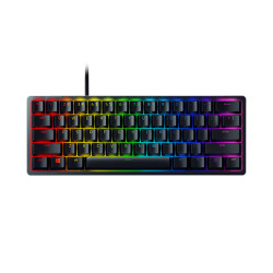 Razer RZ03-03391900-R3G1 Huntsman Mini, Alámbrico, USB, Switch de tecla optomecánico, QWERTZ, LED RGB, Negro