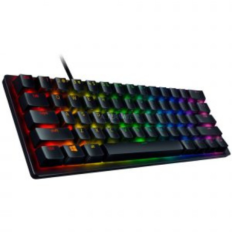 Razer RZ03-03391900-R3G1 Huntsman Mini, Alámbrico, USB, Switch de tecla optomecánico, QWERTZ, LED RGB, Negro