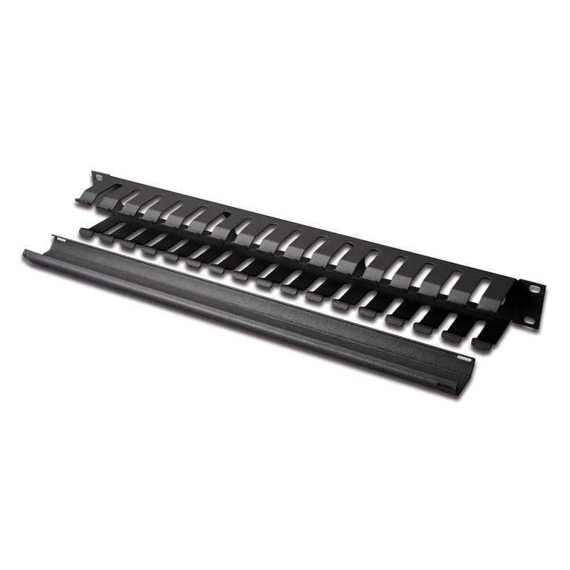 Equip 327313 327313, Panel de gestión de cables, Acero, Negro, 1 pieza(s), 600 g