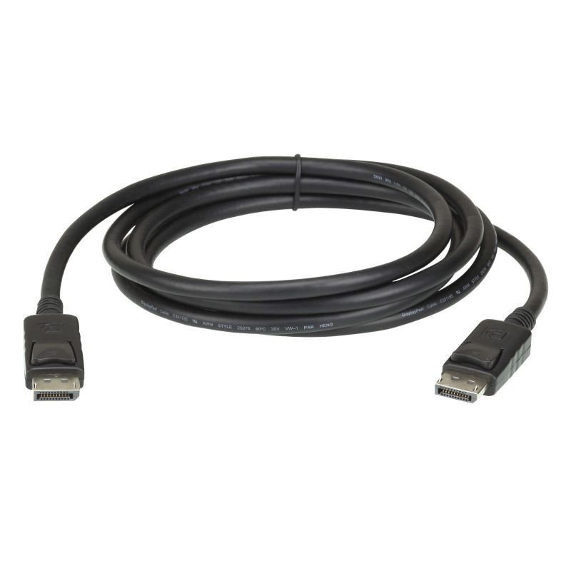 ATEN 2L-7D03DP-1 Cable DisplayPort rev.1.4 de 3 m, 3 m, DisplayPort, HDMI, Macho, Macho, Derecho