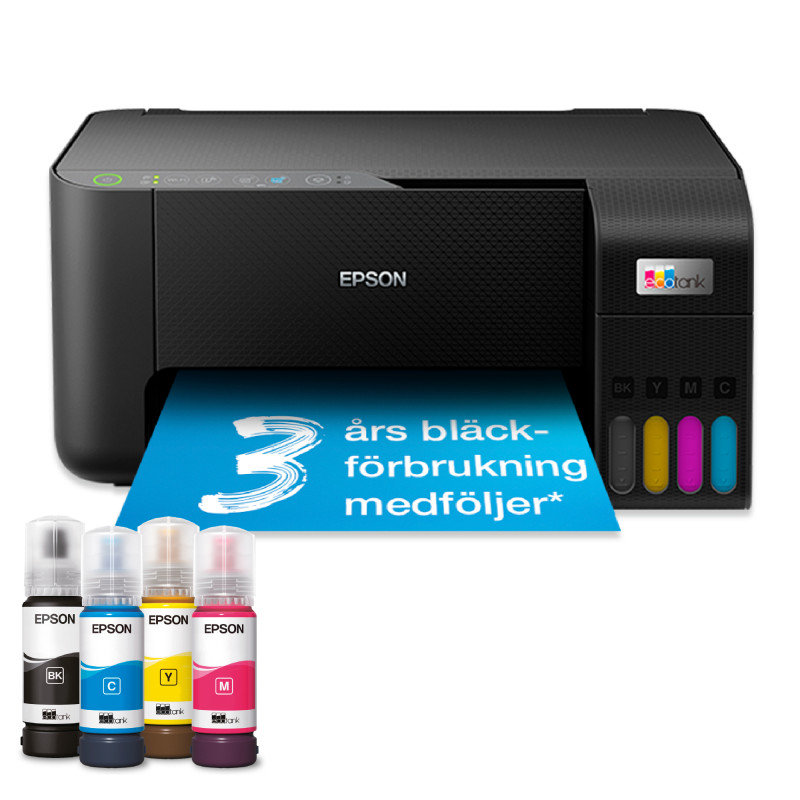 Epson C11CJ67417 EcoTank Impresora multifunción ET-2815 A4 con depósito de tinta, conexión Wi-Fi, Inyección de tinta,
