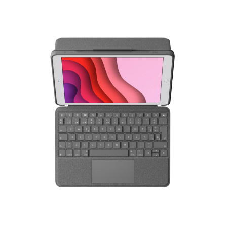 Logitech 920-009627 920-009627, QWERTY, Español, Touchpad, 1,8 cm, 1 mm, Apple