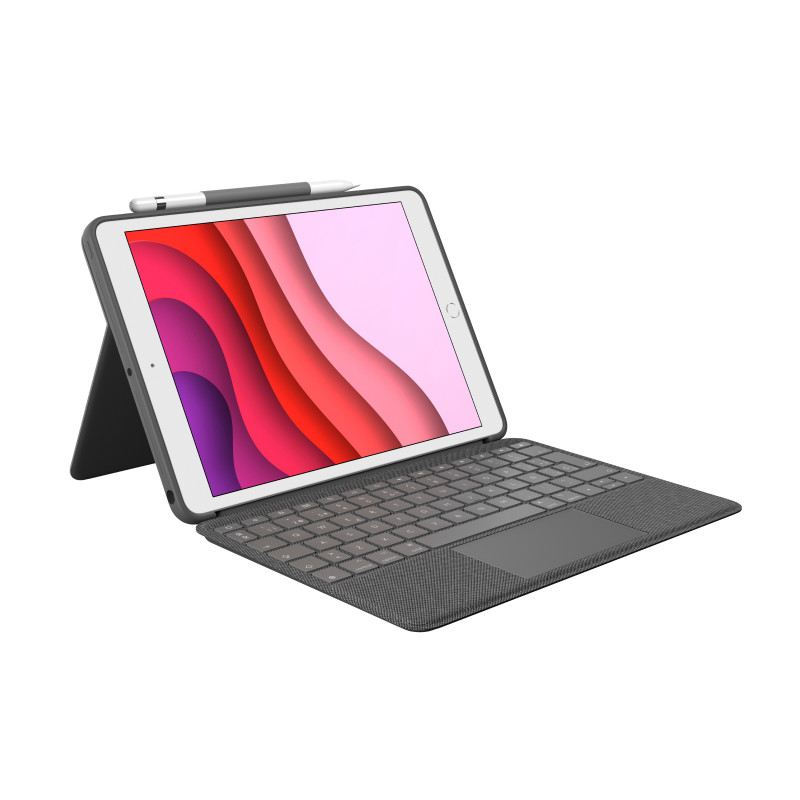 Logitech 920-009627 920-009627, QWERTY, Español, Touchpad, 1,8 cm, 1 mm, Apple