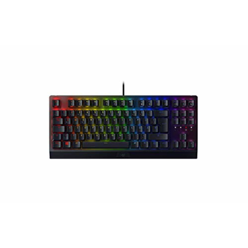 Razer RZ03-03490400-R3G1 Blackwidow V3, Alámbrico, USB, Interruptor mecánico, QWERTZ, LED RGB, Negro