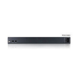 ATEN PE8208G-ATA-G PDU de 8 puertos y 16A/20A con conmutación y monitorización por puerto, Regulado, Conmutado, 1U, 2